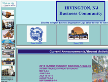 Tablet Screenshot of irvington-nj.com